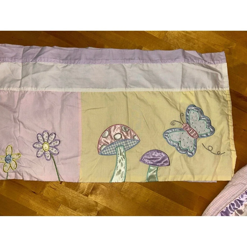 Kids Line Gossamer Wings Nursery Decor Window Valance Panel Up To 48 Inch Window